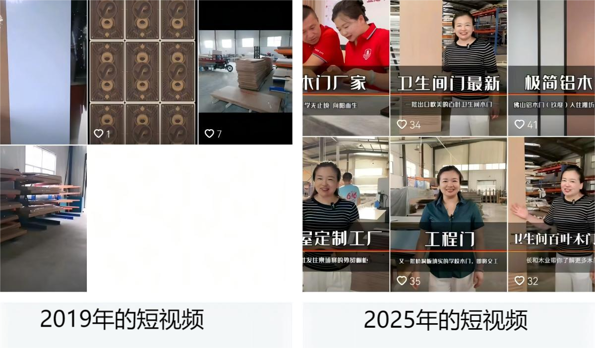 短视频营销对比